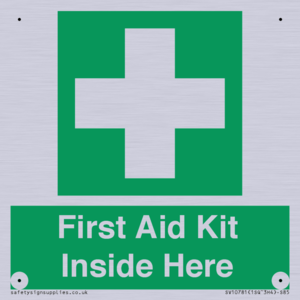 First Aid Kit Inside Here